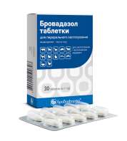 Бровадазол таблетки, 30 табл. х 1 г
