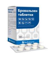 Бровальзен таблетки, 100 табл. х 1 г